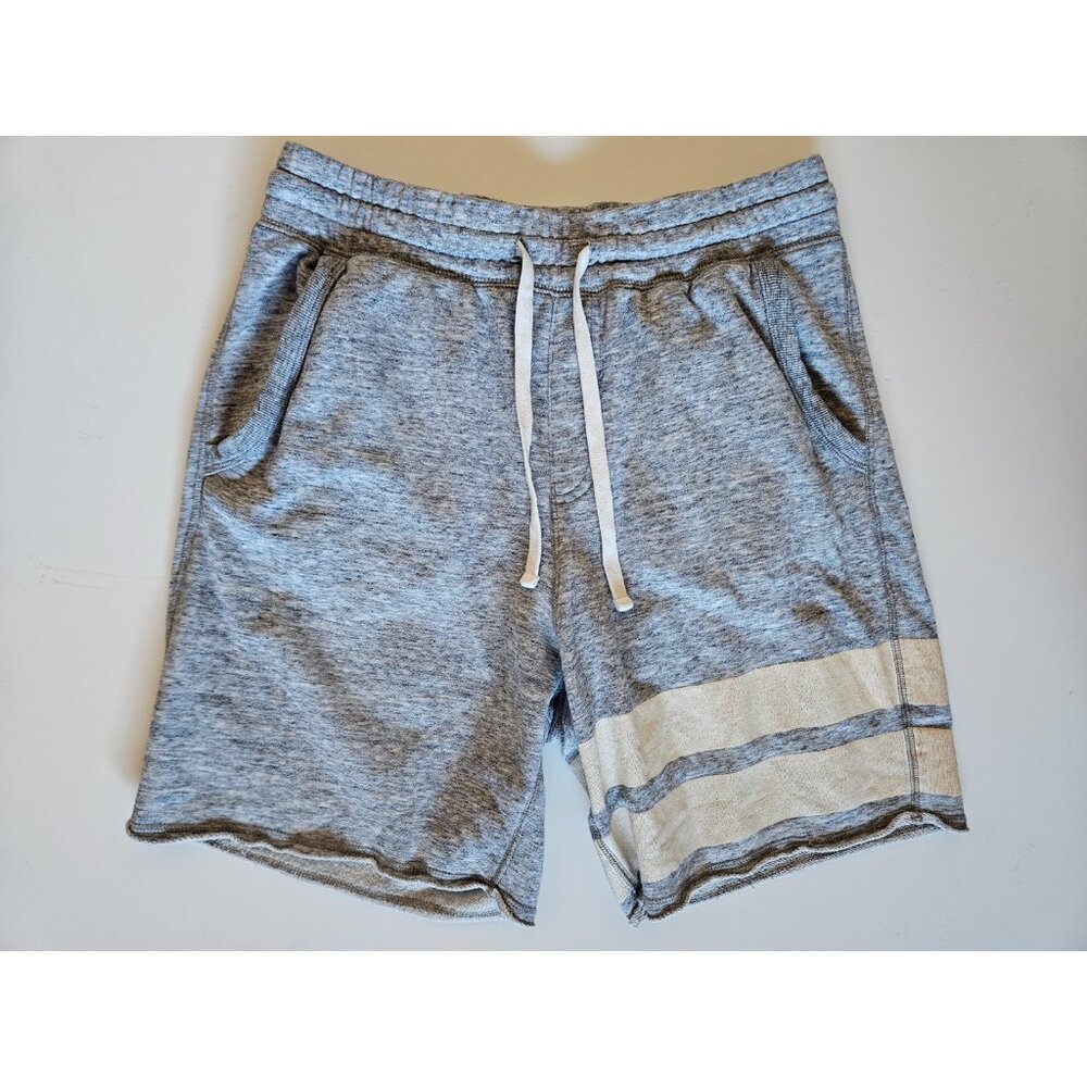 H&M L.O.G.G. Men’s Gray Sweat Shorts Size M Drawstring 3 Pocket Casual